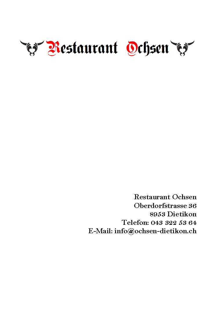 Vorschau Bankette